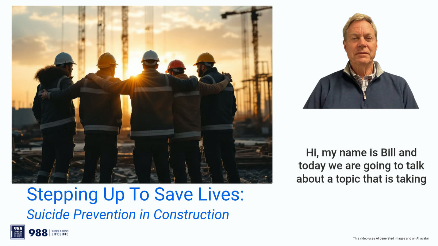 Stepping Up To Save Lives Suicide Prevention In Construction 2026